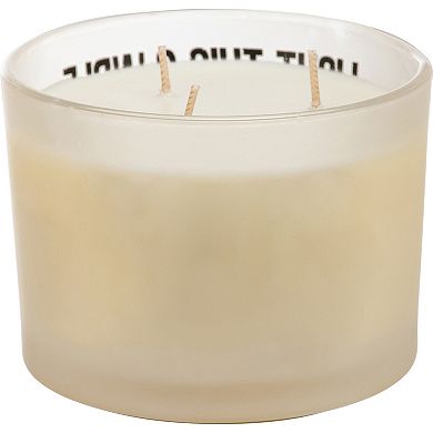 By Kathy "Light Candle, Pet The Dog" French Vanilla 13.4-oz. Candle Jar