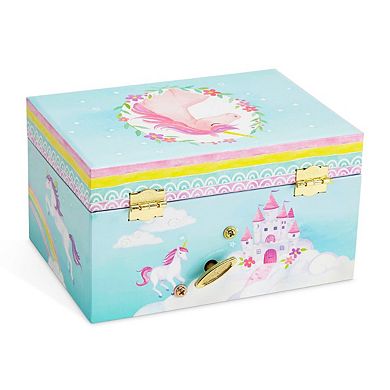 Musical Jewelry Storage Box with Spinning Unicorn and The Beautiful Dreamer Tune for Girls