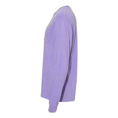 Comfort Colors Garment-dyed Heavyweight Long Sleeve Pocket T-shirt