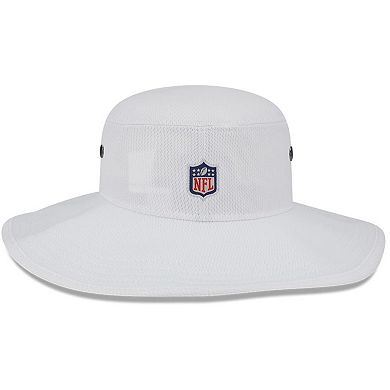 Men's New Era White New York Jets 2023 NFL Training Camp Panama Bucket Hat