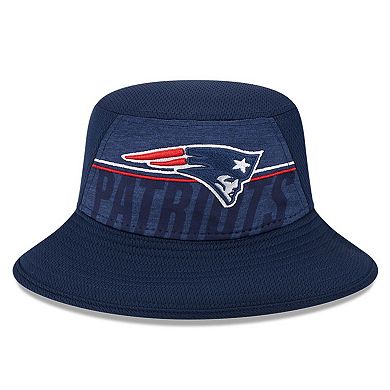 Men's New Era  Navy New England Patriots 2023 NFL Training Camp Stretch Bucket Hat