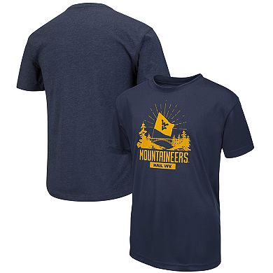 Youth Colosseum Navy West Virginia Mountaineers Fan T-Shirt