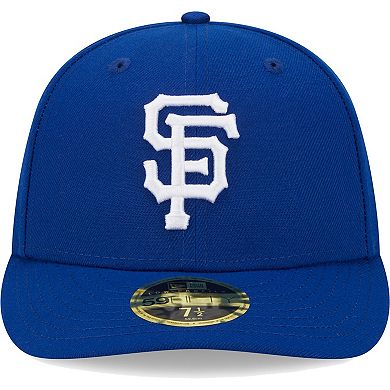 Men's New Era  Royal San Francisco Giants White LogoÂ Low Profile 59FIFTY Fitted Hat