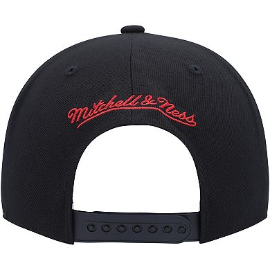 Men's Mitchell & Ness  Black Chicago Bulls Hardwood Classics SOUL Champions Era Diamond Snapback Hat