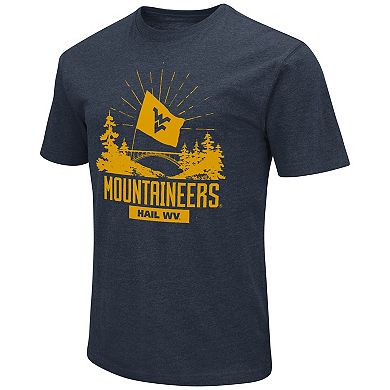 Men's Colosseum  Navy West Virginia Mountaineers Fan T-Shirt