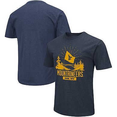Men's Colosseum  Navy West Virginia Mountaineers Fan T-Shirt