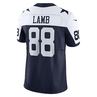 Men's Nike CeeDee Lamb Navy Dallas Cowboys Vapor F.U.S.E. Limited Jersey