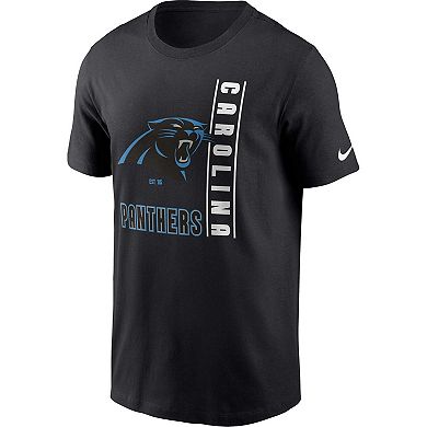 Men's Nike  Black Carolina Panthers Lockup Essential T-Shirt