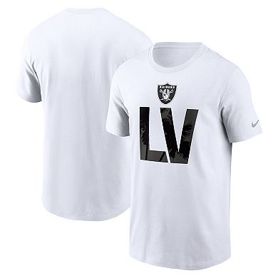 Men's Nike  White Las Vegas Raiders Local Essential T-Shirt