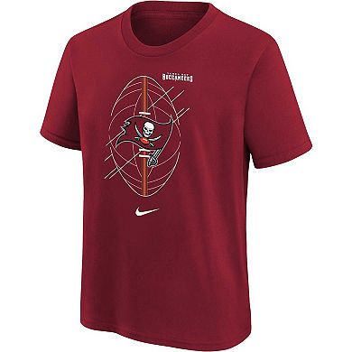 Preschool Nike Red Tampa Bay Buccaneers Icon T-Shirt