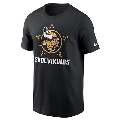 Men's Nike  Black Minnesota Vikings Local Essential T-Shirt