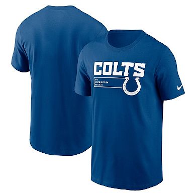 Men's Nike Royal Indianapolis Colts Division Essential T-Shirt