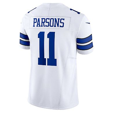 Men's Nike Micah Parsons White Dallas Cowboys Vapor F.U.S.E. Limited Jersey