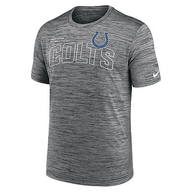 Men's Nike  Anthracite Indianapolis Colts Velocity Arch Performance T-Shirt