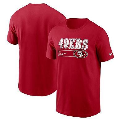 Men's Nike Scarlet San Francisco 49ers Division Essential T-Shirt