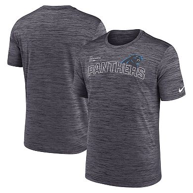 Men's Nike  Black Carolina Panthers Velocity Arch Performance T-Shirt
