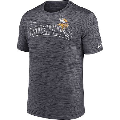 Men's Nike  Black Minnesota Vikings Velocity Arch Performance T-Shirt