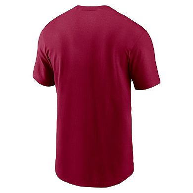 Men's Nike  Burgundy Washington Commanders Lockup Essential T-Shirt
