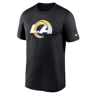 Men's Nike  Black Los Angeles Rams Legend Logo Performance T-Shirt