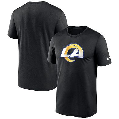 Men's Nike  Black Los Angeles Rams Legend Logo Performance T-Shirt