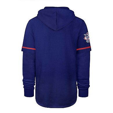 Men's '47 Royal Chicago Cubs Shortstop Pullover Hoodie