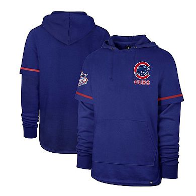 Men's '47 Royal Chicago Cubs Shortstop Pullover Hoodie