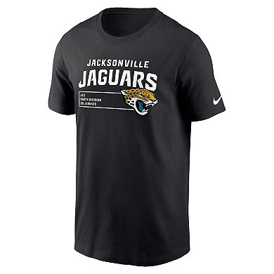 Men's Nike Black Jacksonville Jaguars Division Essential T-Shirt