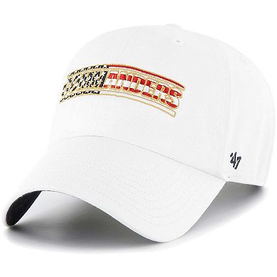 Men's '47 White Washington Commanders Homeland Clean Up Adjustable Hat
