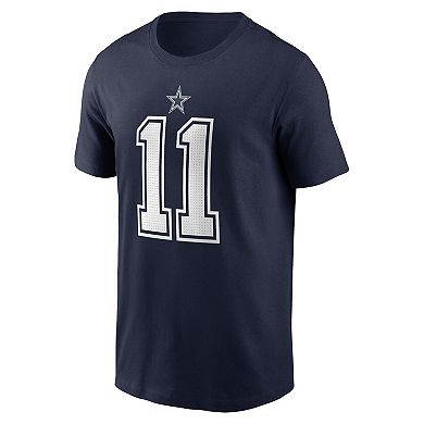 Men's Nike Micah Parsons Navy Dallas Cowboys Player Name & Number T-Shirt
