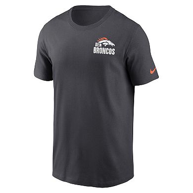 Men's Nike Anthracite Denver Broncos Blitz Essential T-Shirt