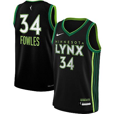Youth Nike Sylvia Fowles Black Minnesota Lynx Swingman Player Jersey - Explorer Edition