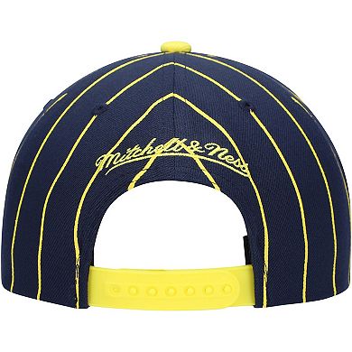 Men's Mitchell & Ness Navy Nashville SC Team Pin Snapback Hat