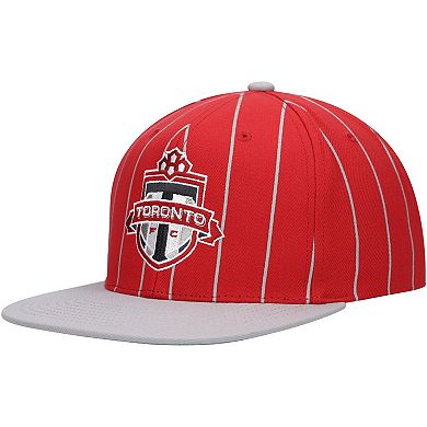 Men's Mitchell & Ness Red Toronto FC Team Pin Snapback Hat