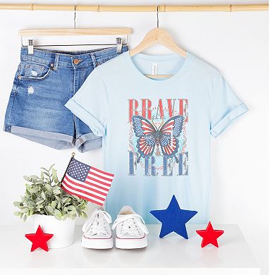 Brave Butterfly Short Sleeve Graphic tee