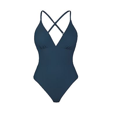 Women's CUPSHE Cross Back Cutout One-Piece Swimsuit