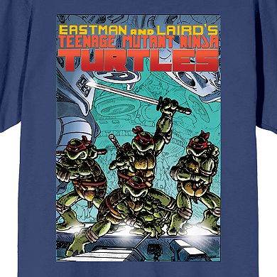 Juniors' Teenage Mutant Ninja Turtles Comic Origins Cover Graphic Tee
