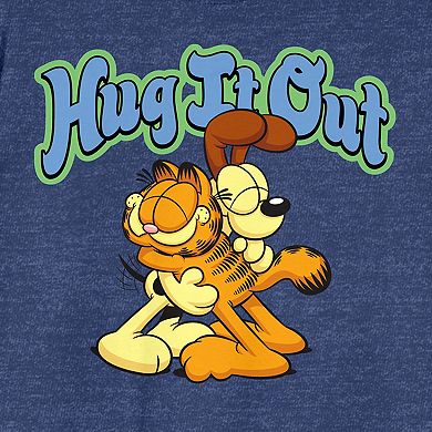 Juniors' Garfield & Odie Hug It Out Graphic Tee