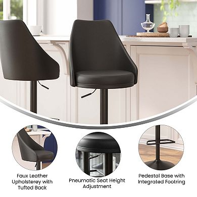 Flash Furniture Chrishelle Commercial Adjustable Bar Stool 2-piece Set