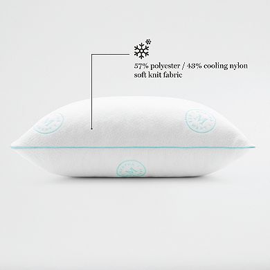 Martha Stewart Signature Cooling Knit Conforming Cluster 2-pack Foam Bed Pillows