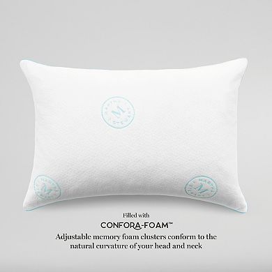 Martha Stewart Signature Cooling Knit Conforming Cluster 2-pack Foam Bed Pillows