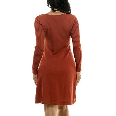 Women's Nina Leonard Aline Sweater Dress