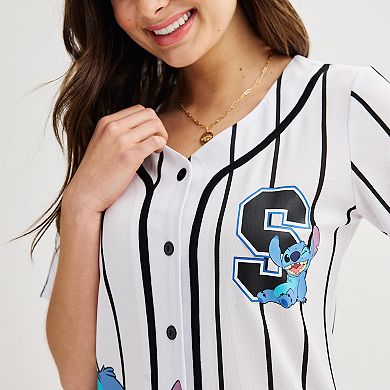 Disney's Stitch Juniors' Graphic Baseball Jersey