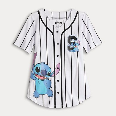 Disney's Stitch Juniors' Graphic Baseball Jersey