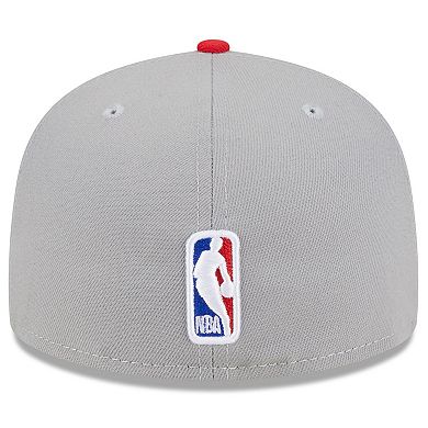 Men's New Era  Gray/Red Chicago Bulls 2023 NBA Draft Two-Tone 59FIFTY Fitted Hat