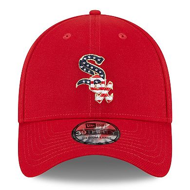 Men's New Era  Red Chicago White Sox 2023 Fourth of July 39THIRTY Flex Fit Hat
