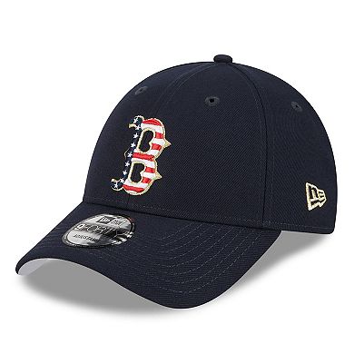 Men's New Era  Navy Boston Red Sox 2023 Fourth of July 9FORTY Adjustable Hat