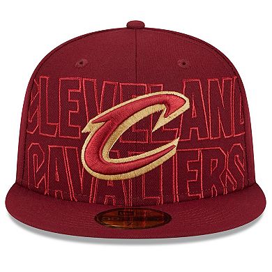 Men's New Era  Wine Cleveland Cavaliers 2023 NBA Draft 59FIFTY Fitted Hat