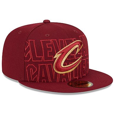 Men's New Era  Wine Cleveland Cavaliers 2023 NBA Draft 59FIFTY Fitted Hat