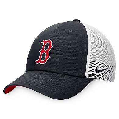 Men's Nike Navy/White Boston Red Sox Heritage86 Adjustable Trucker Hat