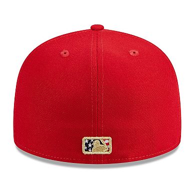 Men's New Era  Red Cincinnati Reds 2023 Fourth of July 59FIFTY Fitted Hat